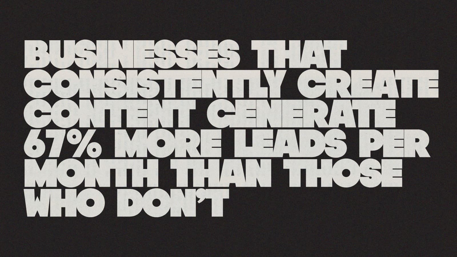 A conference screen slide from the Power of Media series