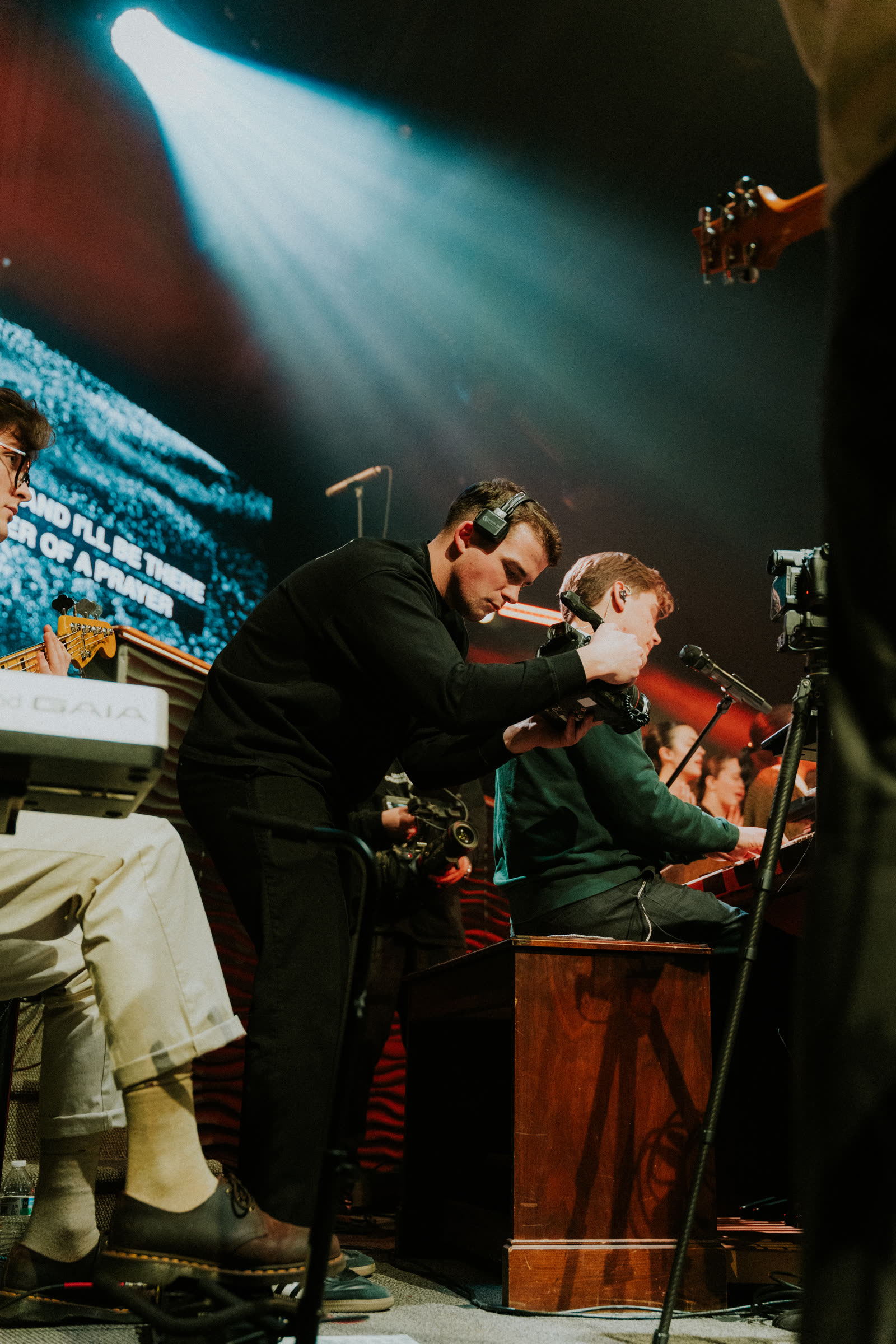 A live worship stage run for the stream