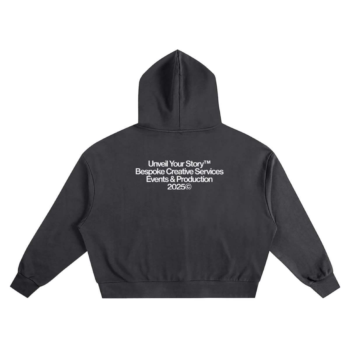 Unveil Minimal Black Hoodie