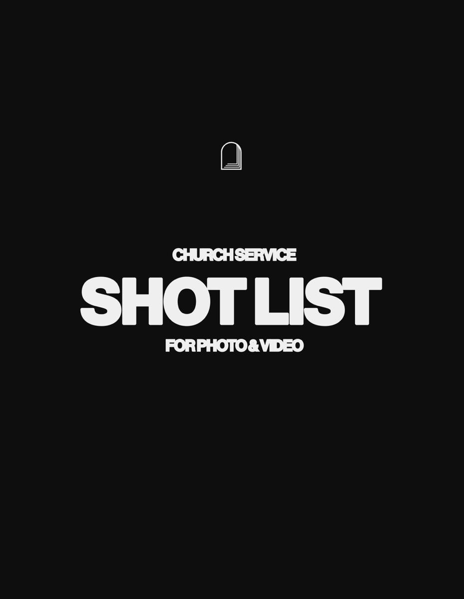Church Service Shot List