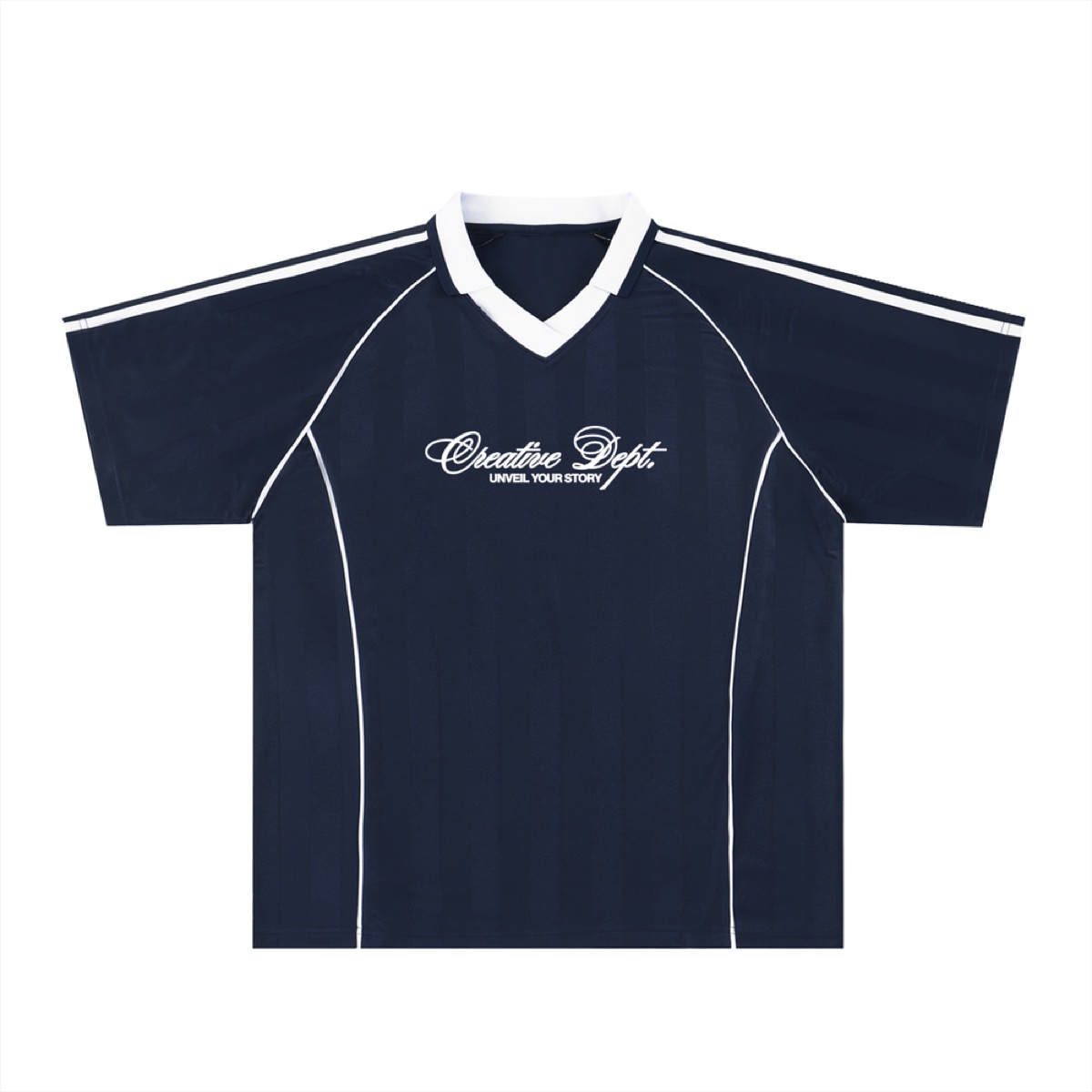 Shadow Stripe Collared Soccer Jersey, view 4