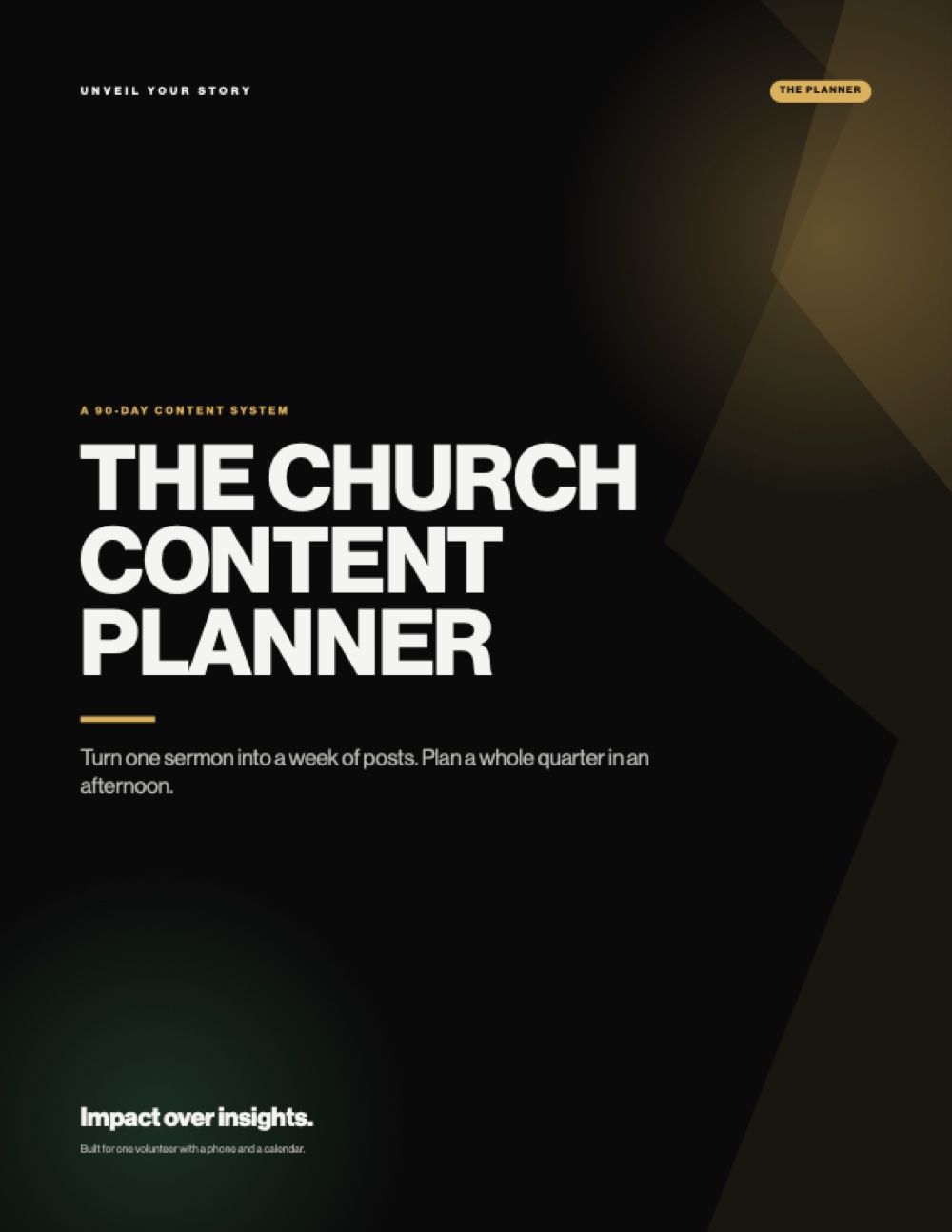The Church Content Planner